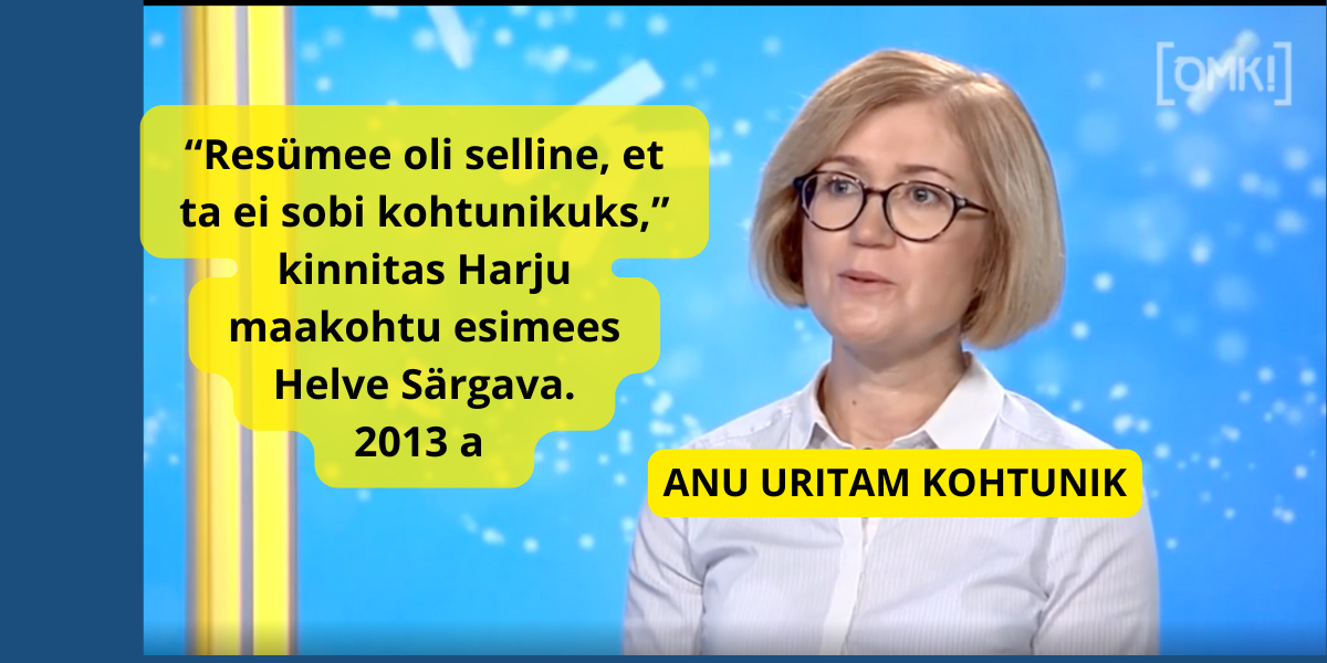 Anu Uritam ebaaus kohtunik Helve Särgava Eesti kohus