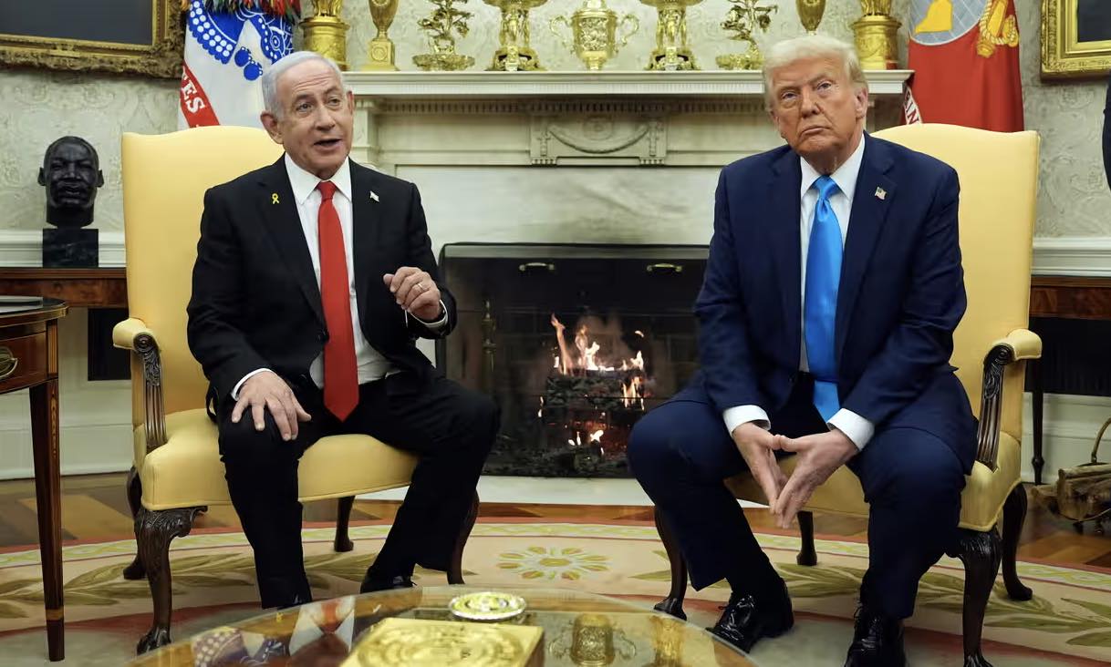 Donald Trump and Benjamin Netanyahu.