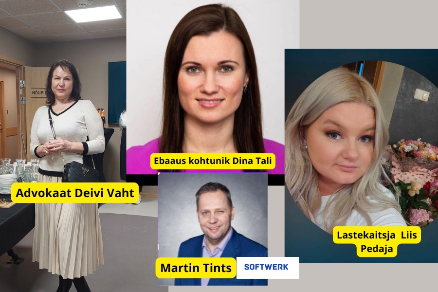 Lastekaitse heaolu spetsialist Liis Pedaja, Advokaat Deivi Vaht, Isa Martin Tints ja Kohtunik Dina Tali ebaseaduslik tegevus leiab aset 2025. aastal Eestis, Tallinnas.