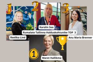 Tallinna Halduskohtu kohtunik Maret Hallikma Reelika Lind Karolin Soo Anu-Maria Brener