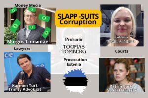 How prosecutor Toomas Tomberg, lawyers Karmen Turk, Maarja Pild, and financier Margus Linnamäe silence victims with SLAPP lawsuits in the Estonian court system How prosecutor Toomas Tomberg, lawyers Karmen Turk, Maarja Pild, and financier Margus Linnamäe silence victims with SLAPP lawsuits in the Estonian court system
