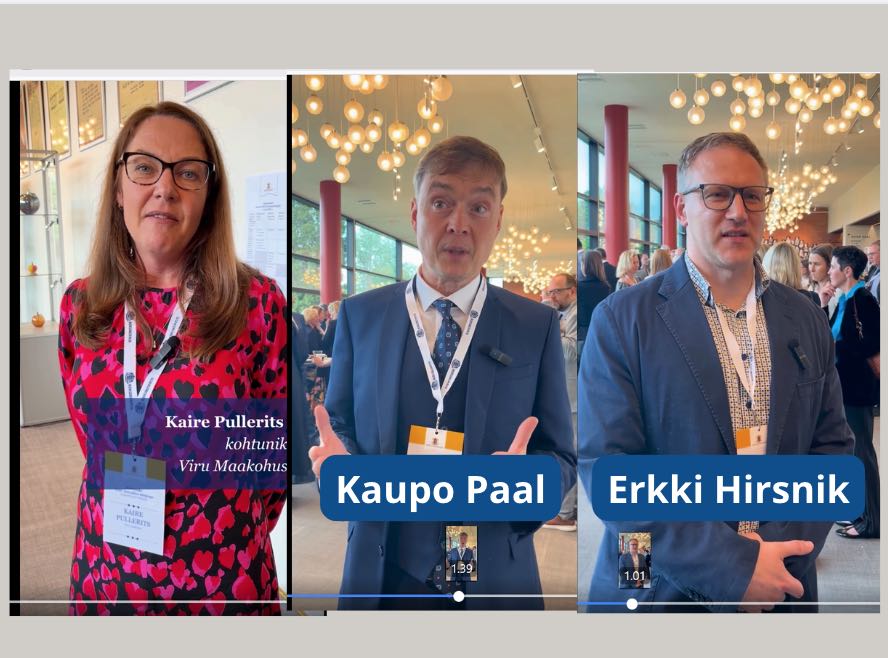 Ekraanipildid videost: Kohtunikud Kaire Pullerits, Kaupa Paal, Erkki Hirsnik