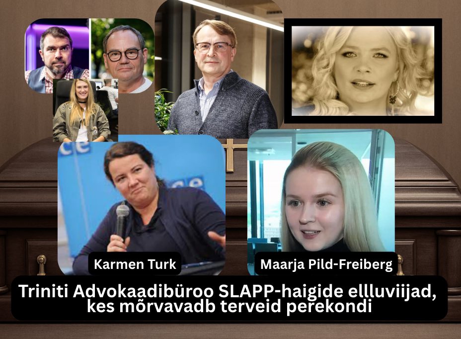 Margus Linnamäe, Jüri Pihel, Karmen Turk, Maarja Pild-Freiberg, Kaspar Kaljas, Nele Laeb tapsid Jan ja Kristi Loigo juriidilise vägivallaga ja SLAPP menetelustega