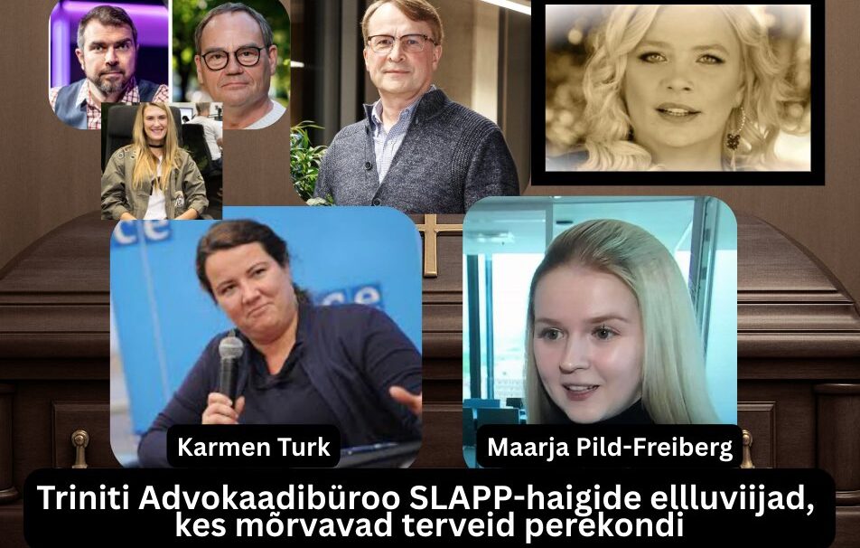 Margus Linnamäe, Jüri Pihel, Karmen Turk, Maarja Pild-Freiberg, Kaspar Kaljas, Nele Laeb tapsid Jan ja Kristi Loigo juriidilise vägivallaga ja SLAPP menetelustega
