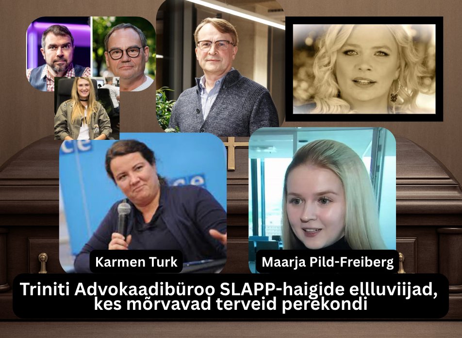 Margus Linnamäe, Jüri Pihel, Karmen Turk, Maarja Pild-Freiberg, Kaspar Kaljas, Nele Laeb tapsid Jan ja Kristi Loigo juriidilise vägivallaga ja SLAPP menetelustega